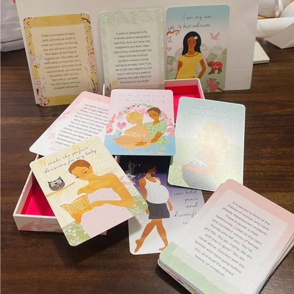 MAMA NATURAL Affirmation Cards Beautiful & Colorful inspirational cards Set/50 - Picture 6 of 11